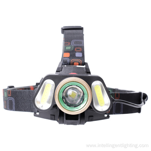 T6+2COB Super Bright Long Range Lighting Fishing HeadLamp